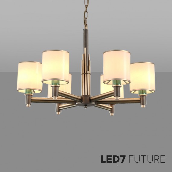 Loft Industry Modern - Elis White Chandelier